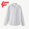 Gray long sleeve button down oxford shirt - Smartshirt