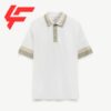 Men's polo shirt with ribbed regular form