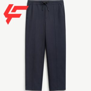 Men's straight elastic waistband pants